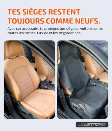 Housse pour siège de Voiture - modèle Universel - Protection siège Tissu étanche (Polyester) polyester 1 pièce