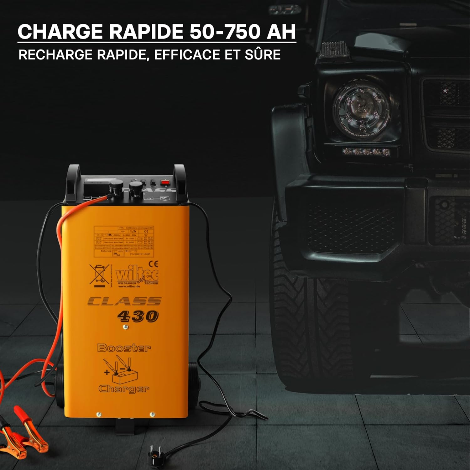 Boost 430 Chargeur de batterie 12 V 24 V