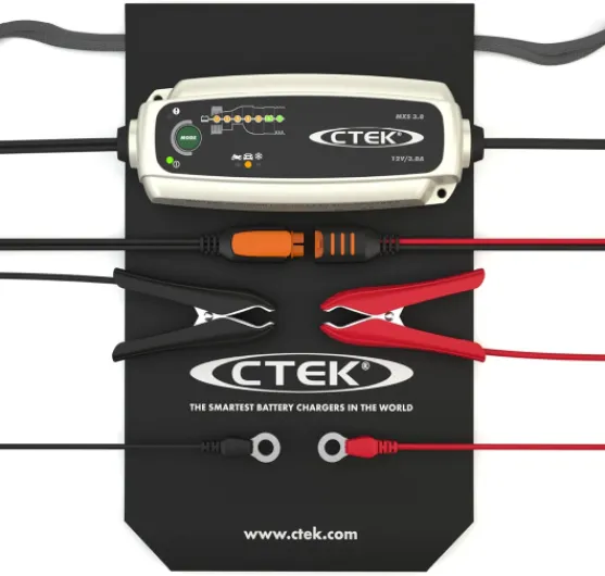 MXS 3.8 Chargeur de batterie entirement automatique (Charge, maintient et reconditionne les batteries auto et moto) 12V, 5 Amp ? prise EU 56-309 MXS 3.8