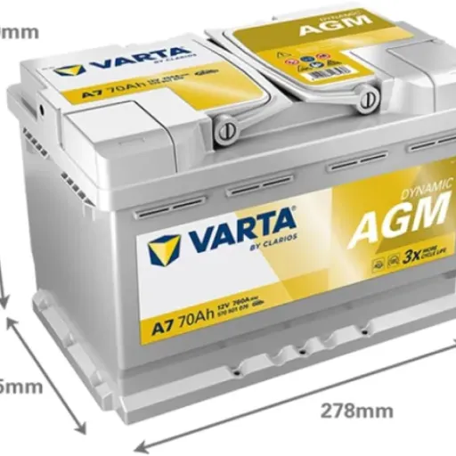 Test Varta 70Ah 760A : la batterie qui fait le job pour une voiture moderne avec start & stop