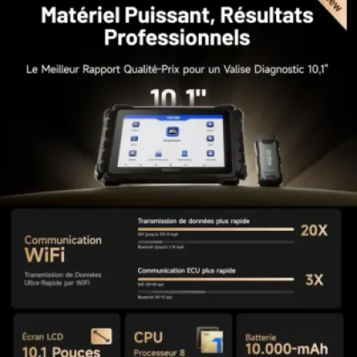 Test TOPDON One 10.1" : la valise de diag qui vise les pros, mais pas sans compromis