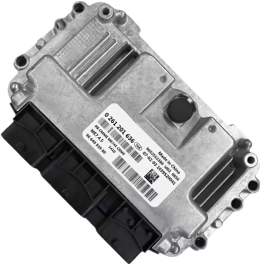 Carte de contrôle électronique de moteur de voiture 0261201636, calculateur d'origine 9664093980 Me7.4.5, compatible avec Peugeot
