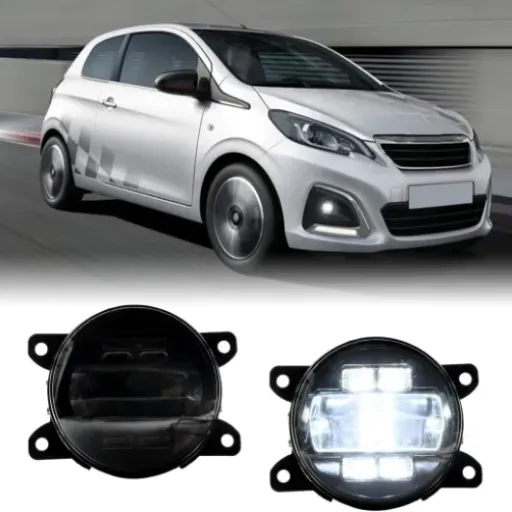 Test njssjd Feu antibrouillard LED DRL pour Peugeot/Citroën : upgrade simple qui modernise bien l’avant