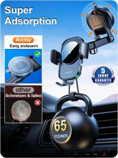 15W Qi Chargeur Induction Voiture,[Sens électromagnétique] Chargeur Sans Fil Voiture Rapide Automatic Support Telephone Voiture Ventouse Pour iPhone 12 pro Samsung Huawei Tous Les Appareils Qi