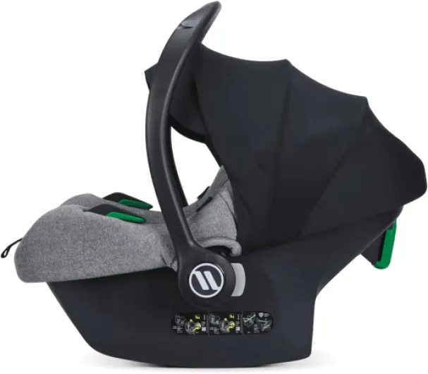Avionaut Cosmo Smart – Siège auto bébé i-Size 0–13 kg, sécurité et confort à petit prix, ISOFIX ou ceinture (Grey)