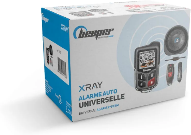 Alarme Universelle Auto, Voiture, Cabriolet, Utilitaire, Camping-Car XR5 (XR10 Universelle)