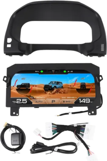 Digital Dash, 12,3 Pouces Car LCD Digital Cluster Instrument Dash Dashbetter Speed ​​Breed Panneau Panneau pour 2018-2023