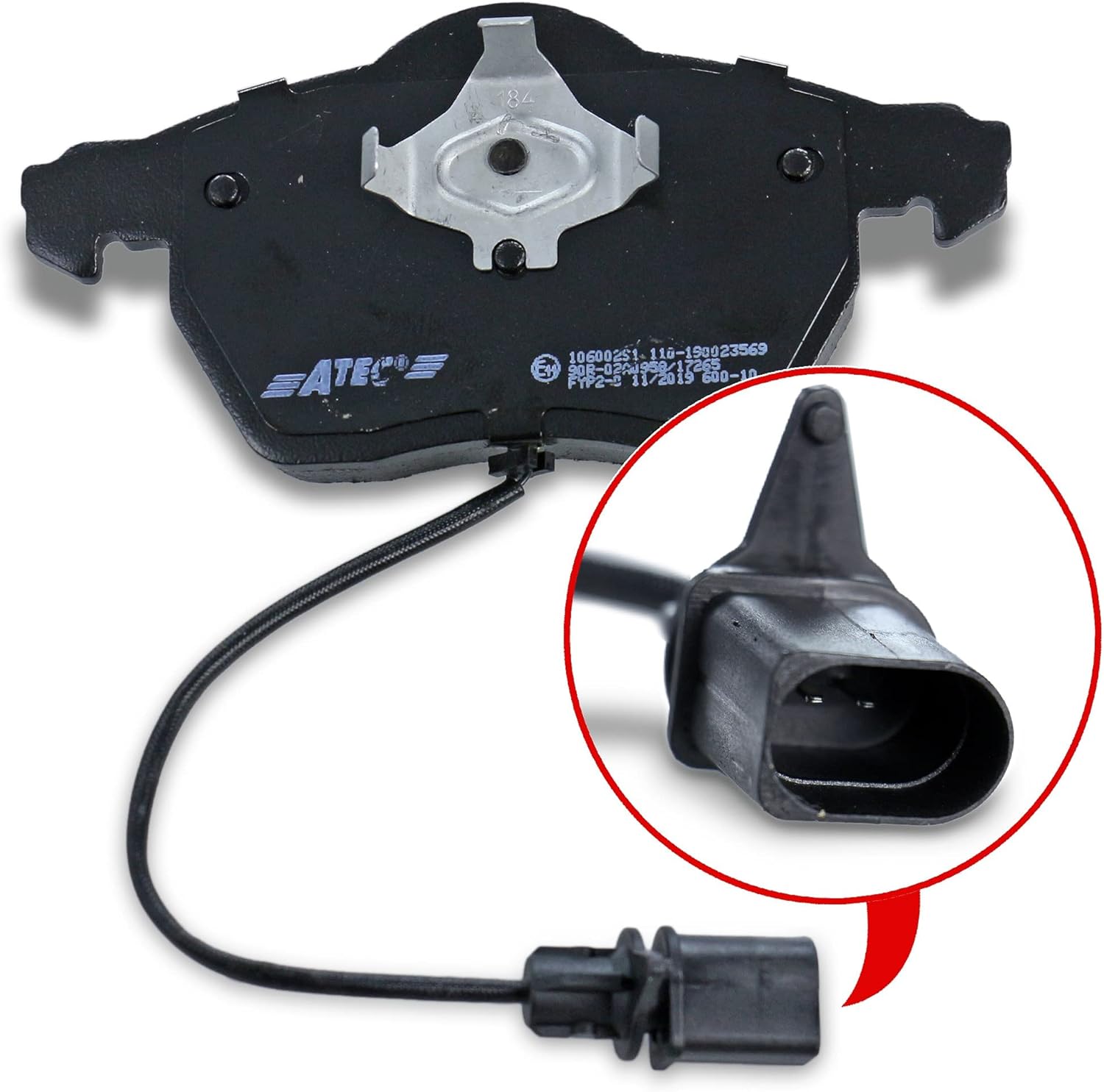 ATEC Germany Kit de freinage incluant disques de frein avant Ø 312 mm ventilés + arrière Ø 255 mm pleins + plaquettes de frein avant arrière Compatible avec AUDI A4 B6, A4 B7 (8EC), A4 B7 Avant (8ED)