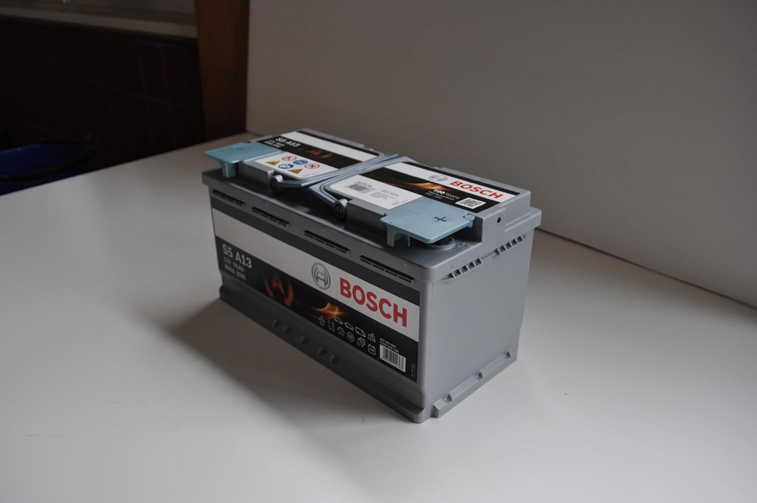 S5 A11 Batterie Auto 80 A/h - 800 A - Batterie 12 V, AGM Plomb-acide pour Véhicules avec Système Start/Stop, (-) (+), 315 x 175 x 190 mm - Pour Véhicules avec Récupération d'Énergie au Freinage