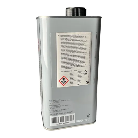 Liquide de freins DOT 4LV - Faible viscosité - Pour BMW - 1000 ml