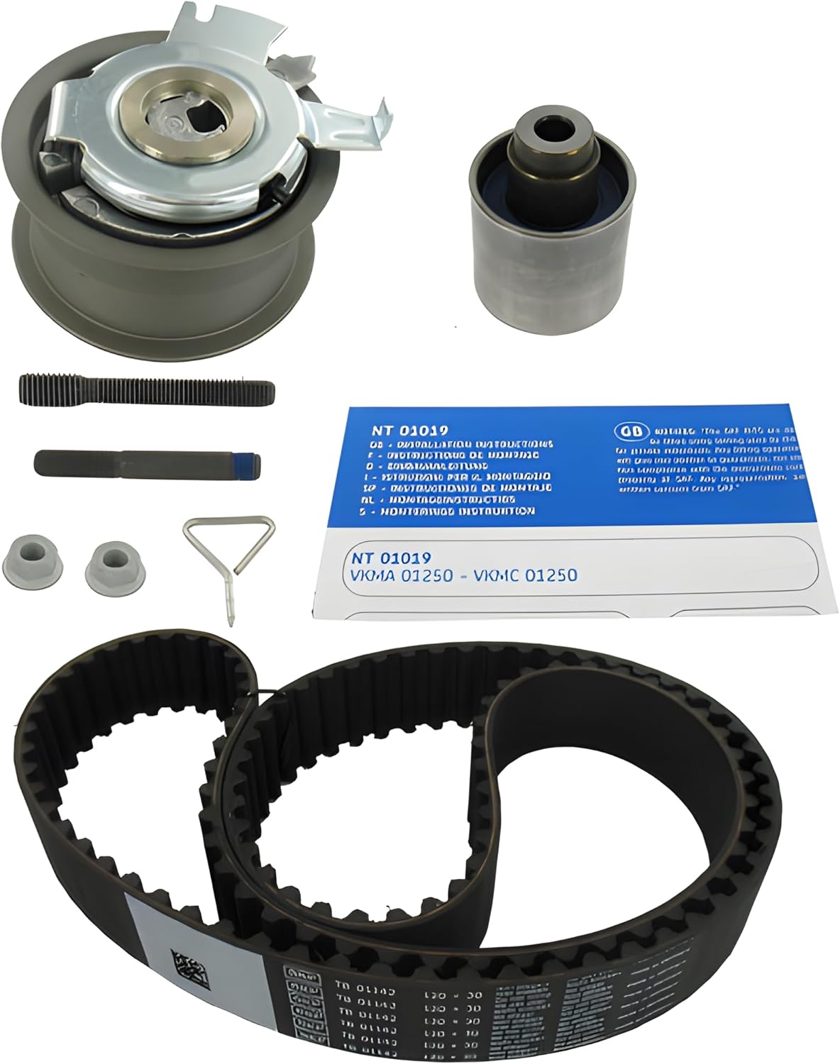Jeu de courroies dentées VKMA01250 Compatible avec: AUDI A2, A3, A3, A3 Cabriolet, A3 Sportback, A4 B6, A4 B6 Avant, A4 B7, A4 B7 Avant, A4 B7 Cabriolet, A6 C5, A6 C5 Avant, FORD GALAXY I