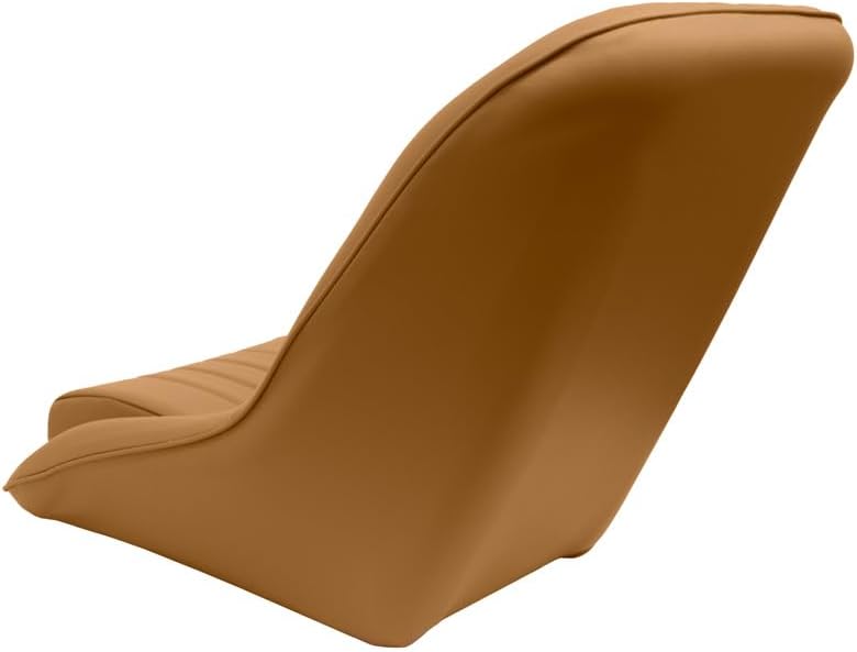 Siège baquet 'Classic' - Simili Cuir Beige - Dossier fixe - incl - glissières