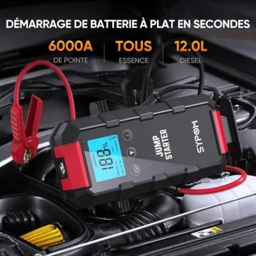 Test démarreur de batterie SYPOM 6000 A : le gros booster qui fait le job sans trop rassurer
