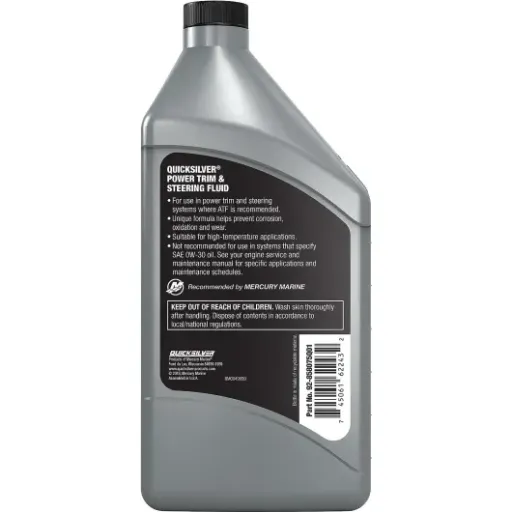 Test Mercury Quicksilver Power Trim & Steering Fluid : le classique qui fait le job sans prise de tête