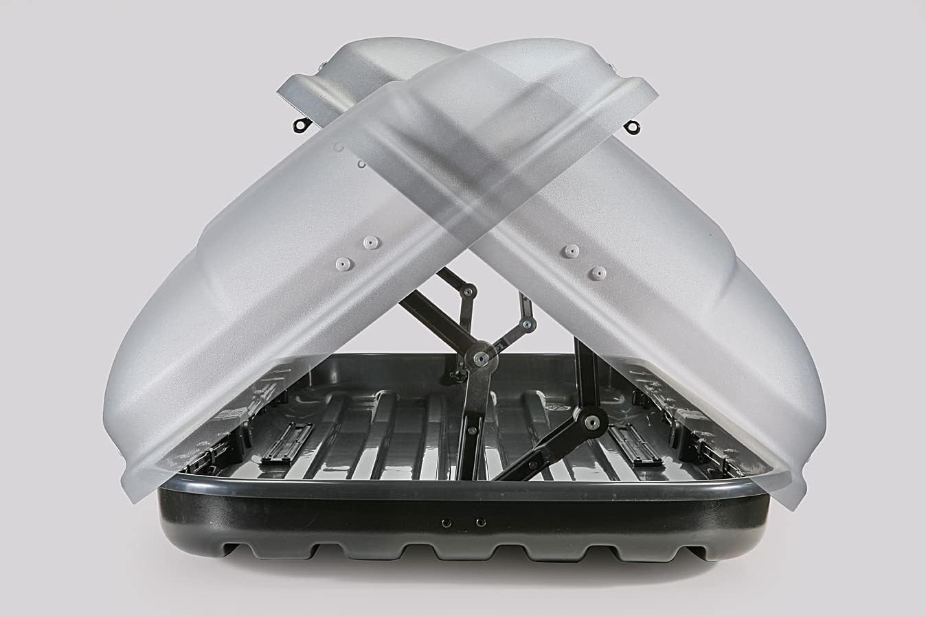 Coffre de Toit Koral 630L Noir - Double Ouverture Latérale, Homologation TÜV-GS, Garantie 5 Ans, Serrure centralisée avec clés de sécurité, Résistant aux Rayons UV Koral 630L NG