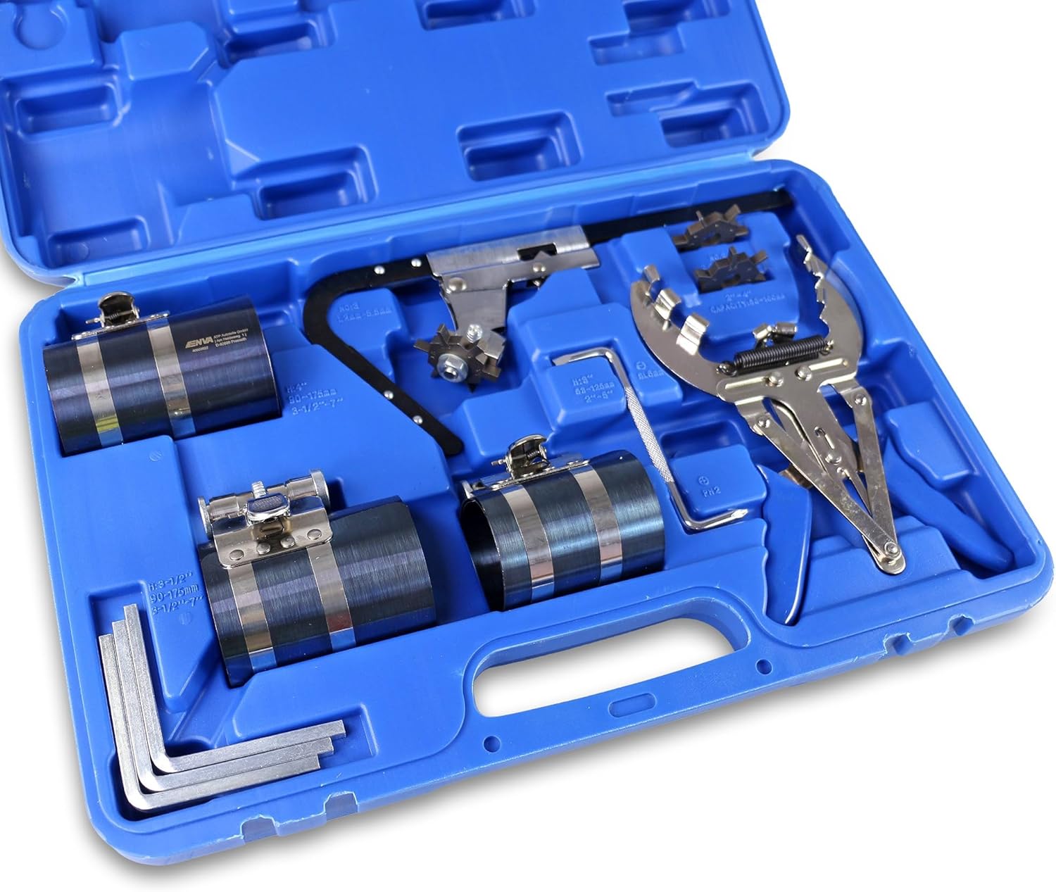 Jeu de Bandes de Serrage pour Segments de Piston - 11 pcs.