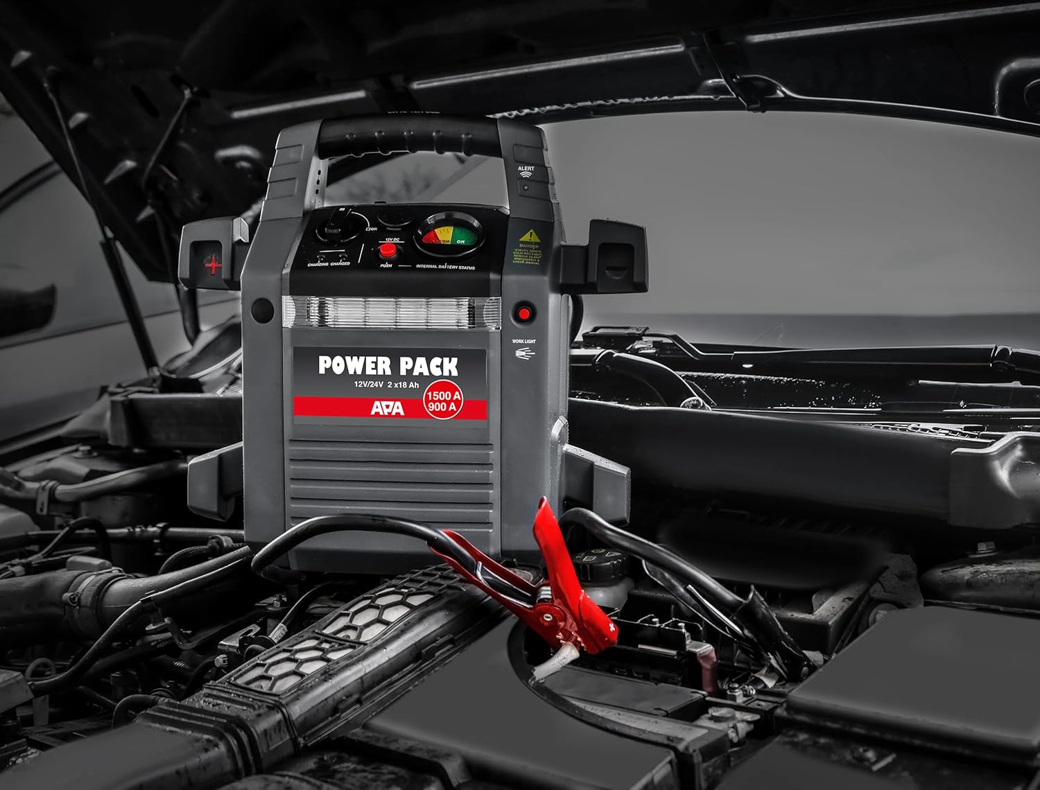 APA 16524 Station de démarrage Power Pack 12/24 V, 900 A