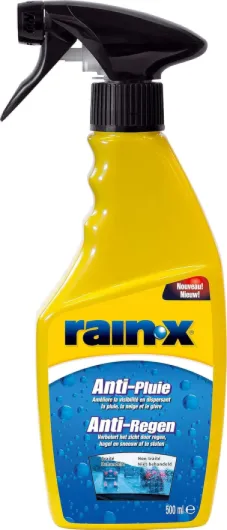 Rain-X Anti-Pluie 500 ML & 2-en-1 Liquide Lave Glace Voiture Vitre avec Traitement Anti Pluie Pare Brise 500 ML + 2-in-1 Nettoyant vitres + anti-pluie 500ml
