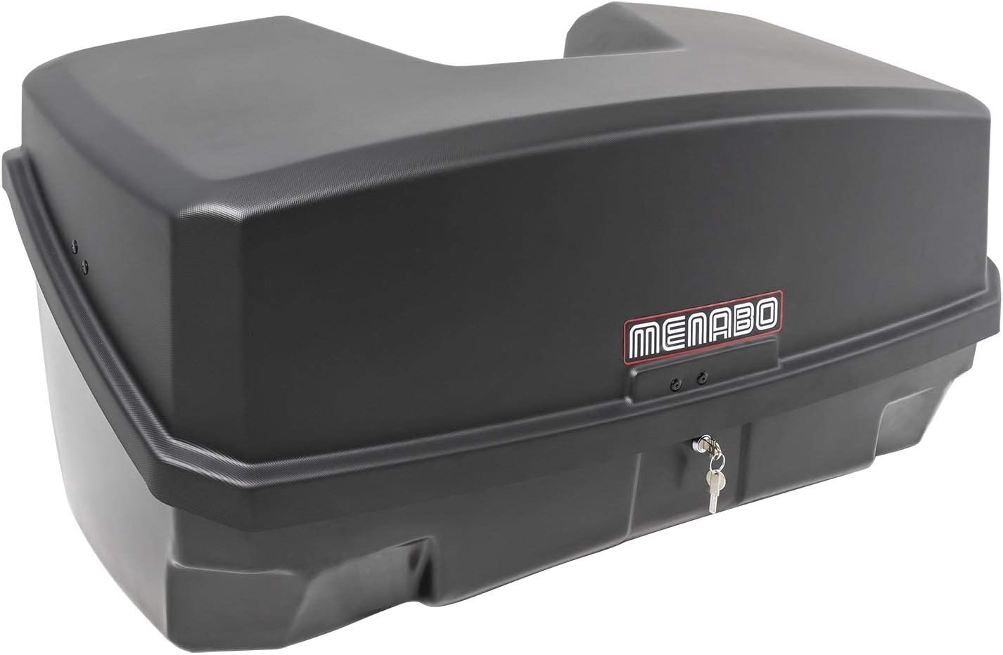 Menabo Race 3 Porte-vélos d’attelage pliable à 3 supports + Coffre à bagages Nekkar Noir