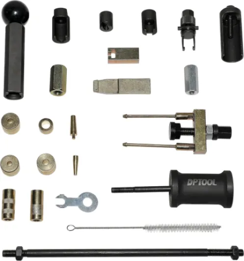 Extraction d'injecteur de carburant Outil d'installation joint d'injecteur compatible avec Volkswagen TDi 4 Cyl 8V 16V Diesel Remplacement pour Audi VW Essence 24PC Kit essence et diesel Kit essence et diesel 24PC