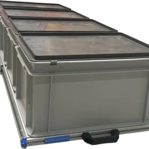 Test plateau coulissant aluminium 120x40 : le tiroir à bacs qui met (un peu) d’ordre dans la soute