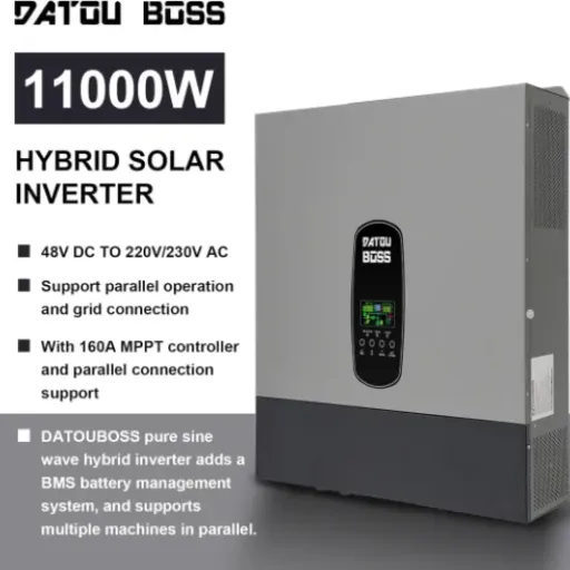 Test DATOUBOSS 11KW Onduleur Hybride 48V : un gros inverter solaire qui fait le job sans trop de chichis