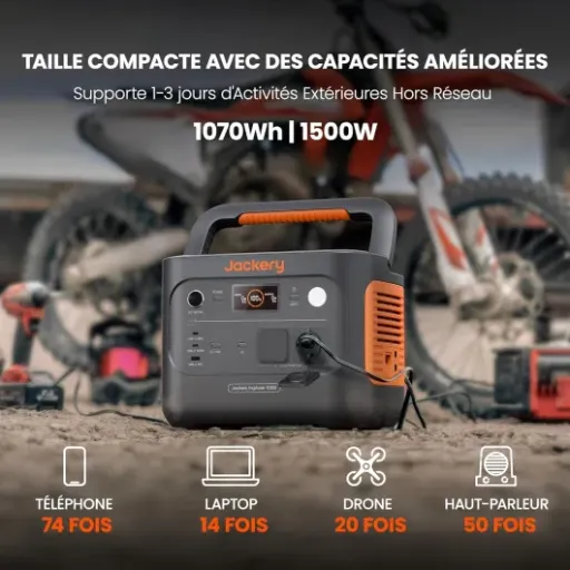 Test Jackery Explorer 1000 v2 : la station qui alimente (presque) tout sans se prendre la tête