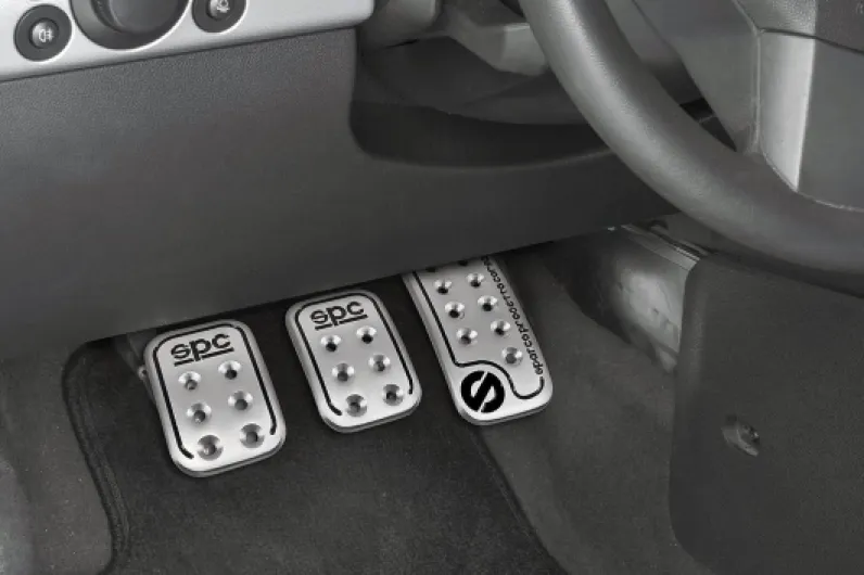 OPC04060000 Pédalier Racing Style, Aluminium/Noir ALUMINIUM Unique