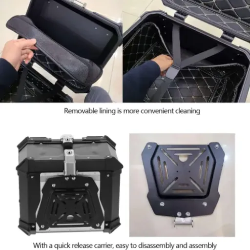 Test Fydun Top-Case 45L : un gros coffre alu pas parfait mais bien pratique
