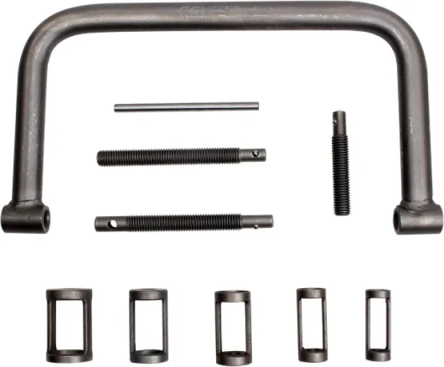 10 Pièces Compresseur de Ressort de Soupape Universel, Kit Outil de Leve Soupape Professionnel Argent
