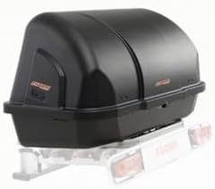 Fabbri Boîte de Transport 400L avec Supports d'Attelage, Résistant à l'Eau, Noir, Dure, Coffre de Toit pour Porte-Vélos d'Attelage