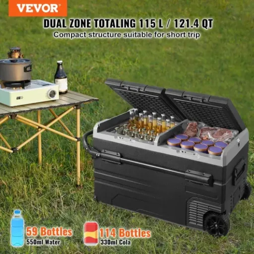 Test VEVOR Glacière à Compression 115 L : la grosse glacière 12V qui tient vraiment le froid