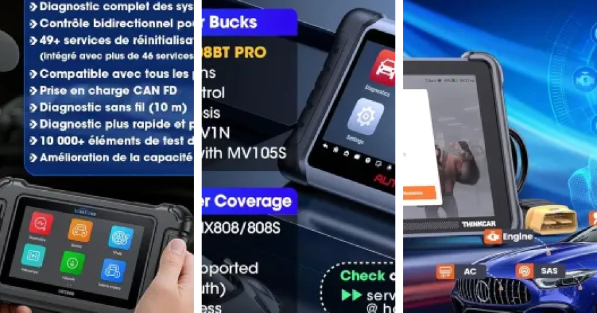 Top Valises diagnostic auto