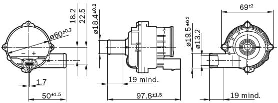 0392023004 Système de refroidissement - Compatible avec certaines Mercedes-Benz B, C, CLA, CLS, E, GL, GLA, GLC, GLK, ML, R, S, SLC, SLK, SLS, etc