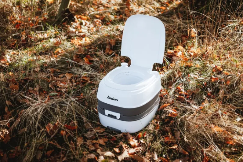 Enders Campingtoilette Mobil WC Chemietoilette,Blanc