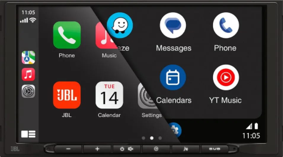 Autoradio Legend 700 - 4 x 50 W max, Bluetooth 5.0, écran tactile 7 in, USB, AUX, AM/FM RDS, 30 présélections, 6 sorties RCA 4 V, EQ 16 bandes