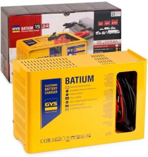 Auto Chargeur de batterie 450W pour Voiture Camions Moto Capacité de batterie À partir de 35Ah 024526