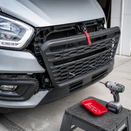 Calandre du Ford Transit Custom : style, protection et performances pour votre utilitaire