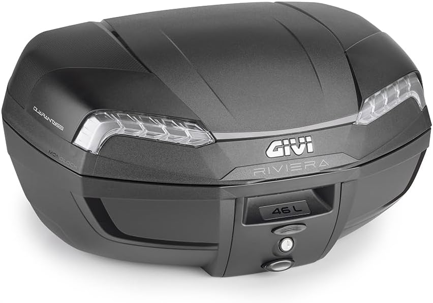 GIVI E46NT2 Monolock Topcase Coffre de moto et bagages avec plaque de fixation y compris Riviera Motorrad