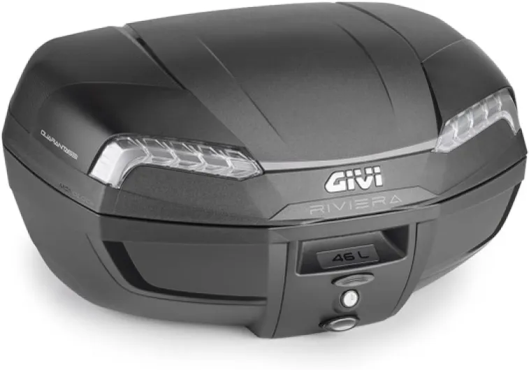 GIVI E46NT2 Monolock Topcase Coffre de moto et bagages avec plaque de fixation y compris Riviera Motorrad